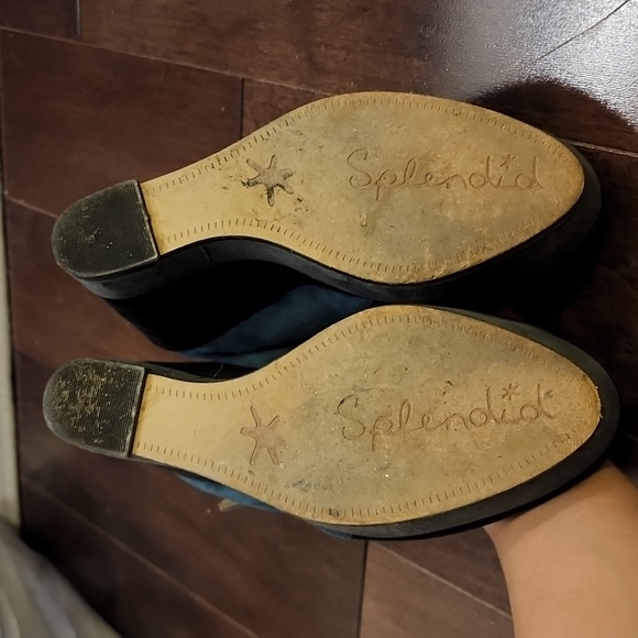 Suede Leather Wedge Heels - Picture 3 of 5